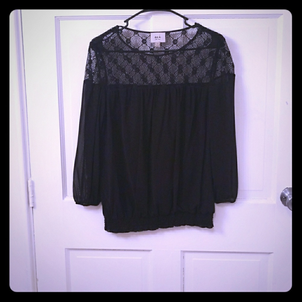 Sheer blouse